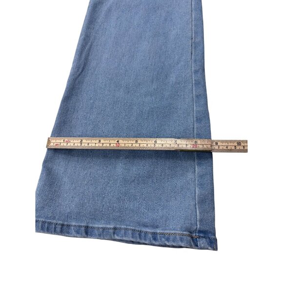 Hers Womens Light Blue Flare Cargo Jeans Size 11 - Picture 7 of 11